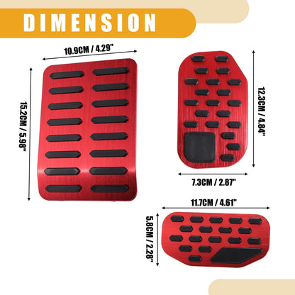 Brake Gas Accelerator Pedal Pads Cover for Ford F-150 (2021-2023)