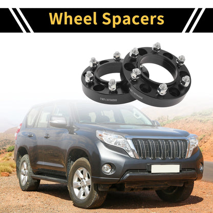 2 x 6x139.7mm Wheel Spacers M12x1.5 for Toyota Fortuner (2005–2023)