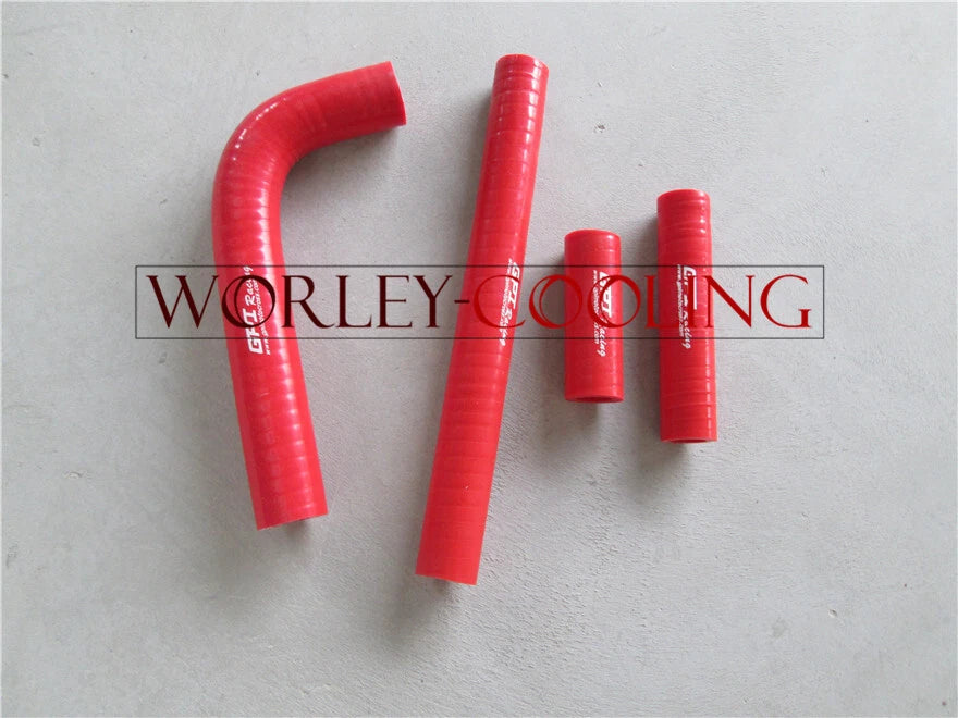 Aluminum Radiator & Red Hoses for Yamaha YZ400F WRF400 (1998-2000)
