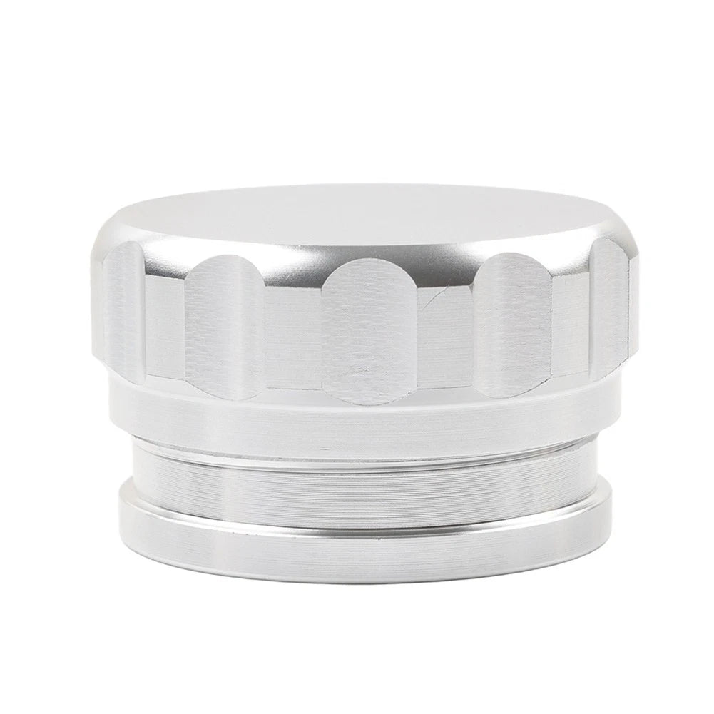 1.5" Silver Aluminum Weld-On Filler Neck w/ Cap for Fuel Tank