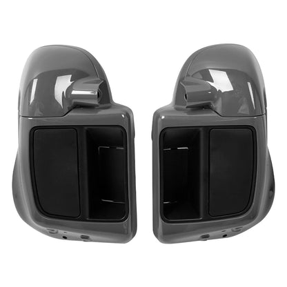 Vented Speaker Pods for CVO Street Road Glide (2018) - Gunship Gray