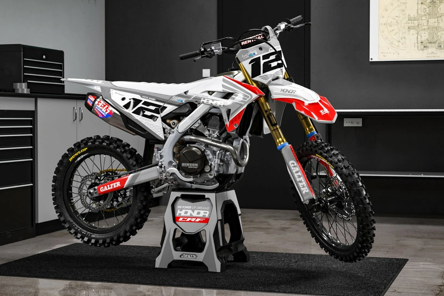 CARGO STYLE Custom Graphics Kit for Honda CRF 50 (2004-2023)