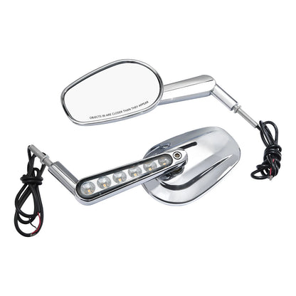 Rearview Mirrors LED Turn Signals for Harley VRSCF VRod (2009 - 2017)