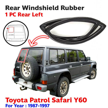 Windshield Window Rubber Seal Rear LH Fits Nissan Patrol Safari Y60 GQ 1987-97