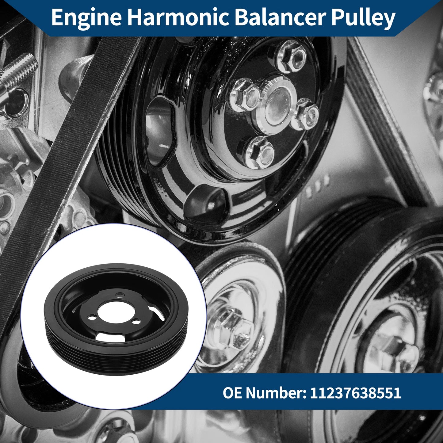 Harmonic Balancer Crank Pulley for Mini Cooper (2002-2023)