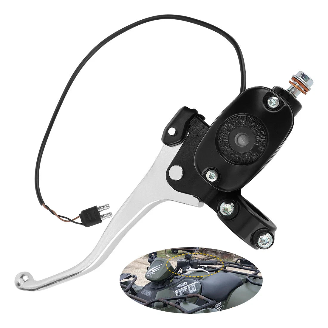 Front Brake Master Cylinder with Brake Light Switch for Arctic Cat 650-1000 4x4