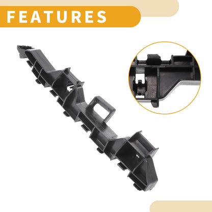 LH Rear Bumper Support Bracket for Honda City Sedan (2014-2016) 1 Pc Black
