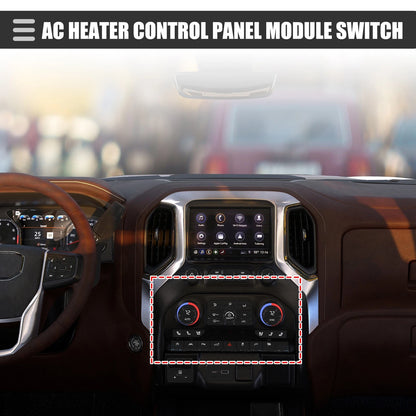 1 Set HVAC A/C Heater Climate Control Panel for Chevrolet Astro (1996-2005)