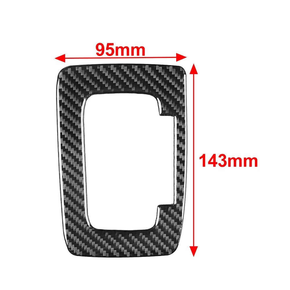Carbon Fiber Black Gear Shift Panel Cover Trim for Ford Ranger (2015-2022)