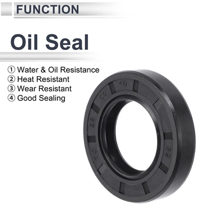 Oil Seal 28x50x10mm Rotary Shaft Seal Nitrile Rubber TC Ring for Make Model