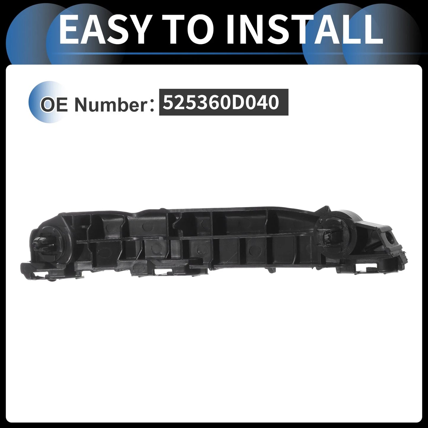 Left Front Bumper Retainer Bracket for Toyota Yaris (2006-2009)