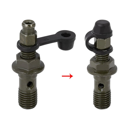 Banjo Bolt Bleeder Screw Fuel Line Fitting for Motorcycle