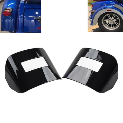 Black Tail Light Visor Covers for Harley Tri Glide FLHTCUTG, Street Glide FLHXXX