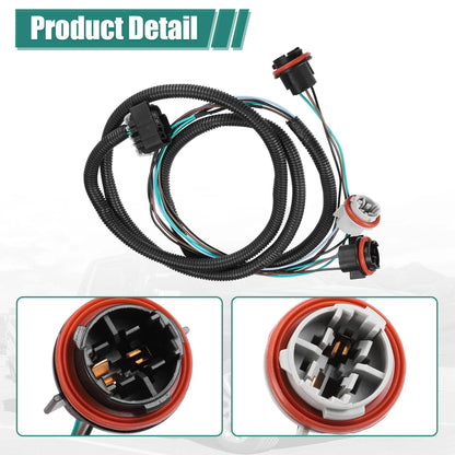 1 Pair Tail Light Wiring Harness for Chevrolet Silverado 1500 (2012-2013)