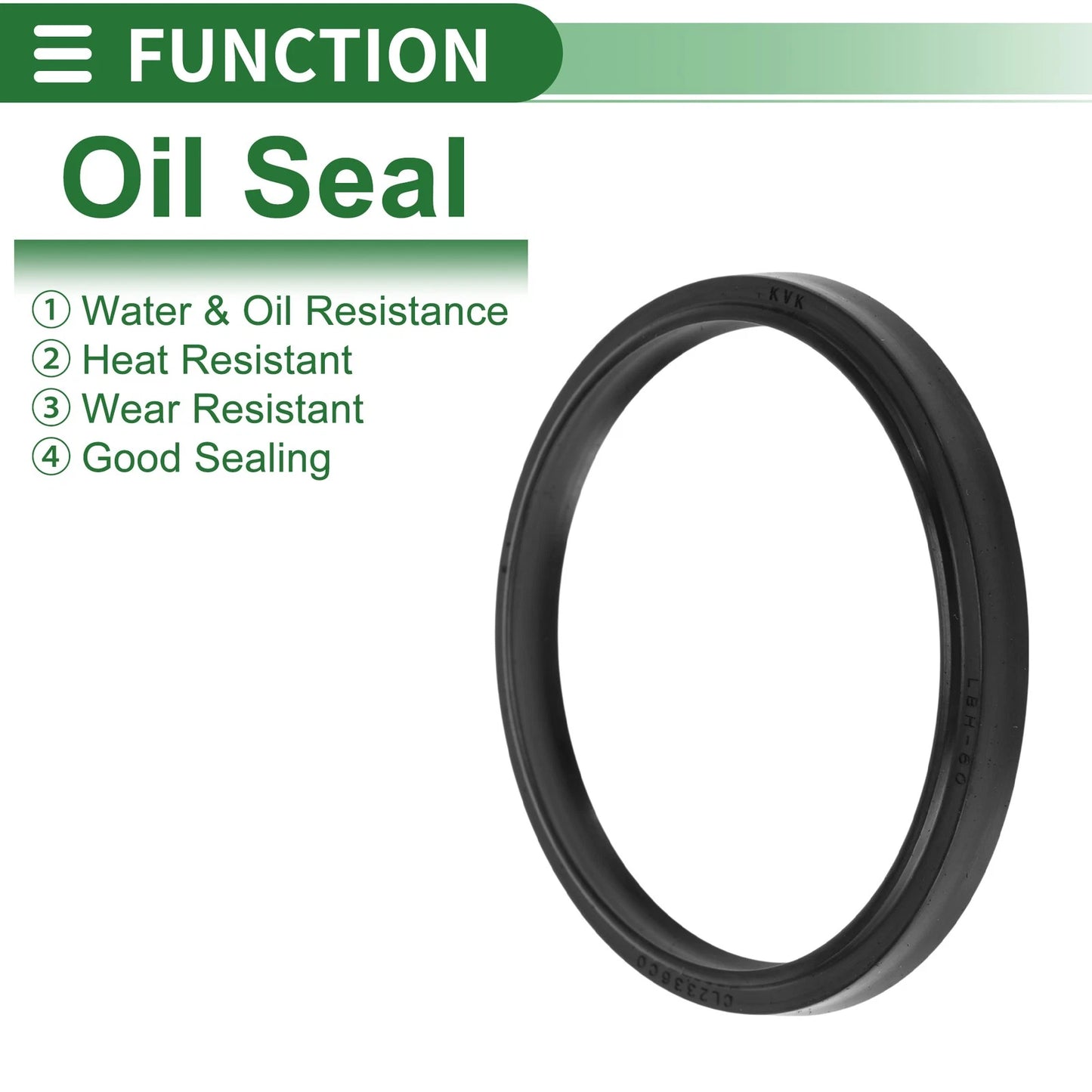 Oil Seal / 60x68x5mm / Rotary Shaft Seal NBR Rubber