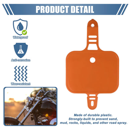 Number Plate for Honda XR CRF XR50 CRF50 50cc 70cc Orange