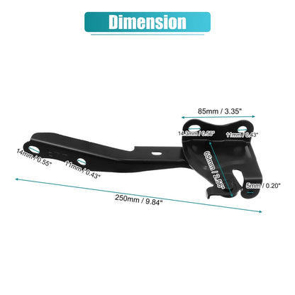 Hood Hinge  Black for Toyota