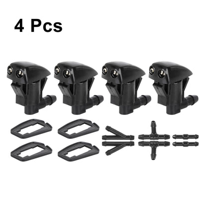 4 x Front Windshield Washer Nozzles for Toyota Sienna, Solara, Corolla