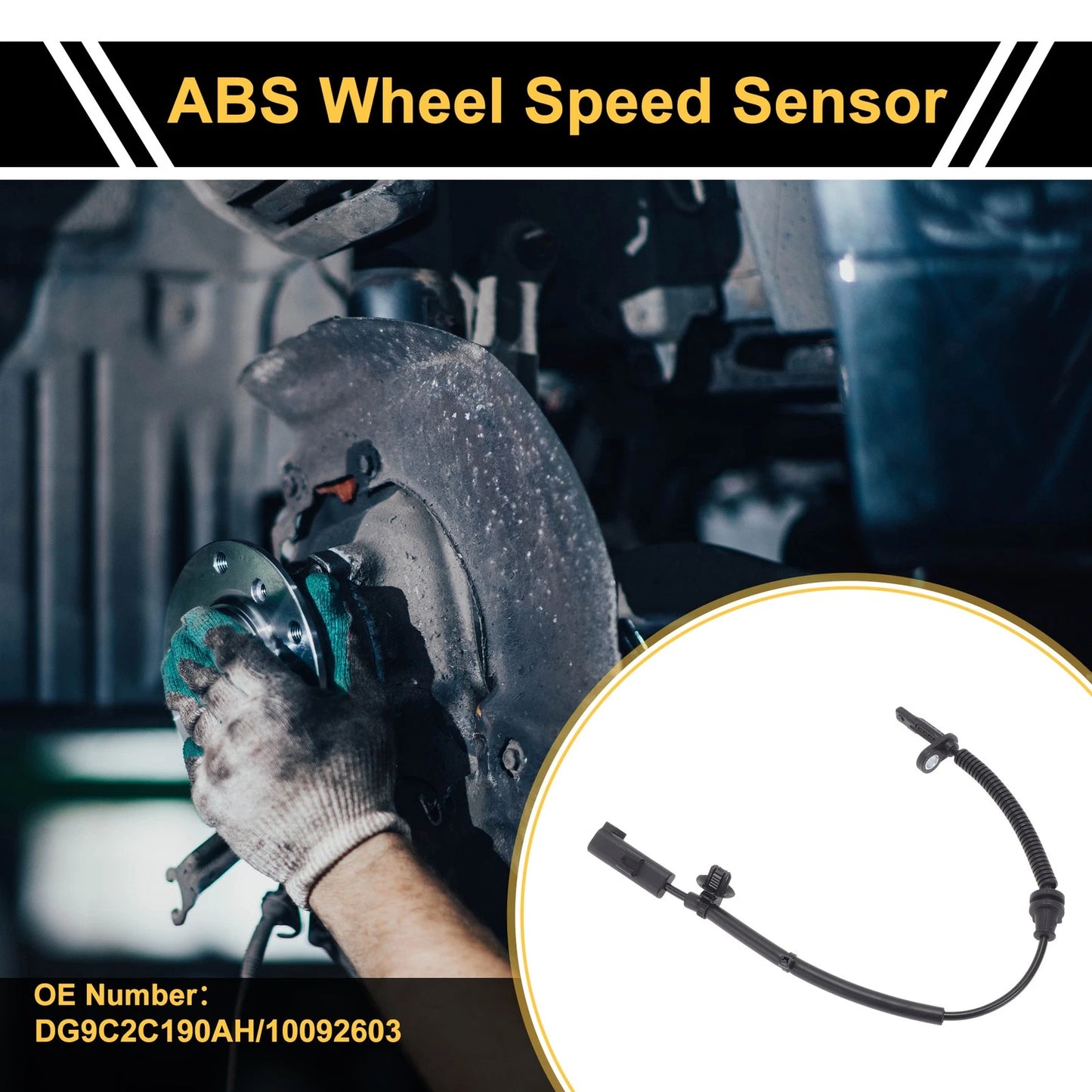 ABS Wheel Speed Sensor for Ford Edge (2015) 1 x Left/Right Rear