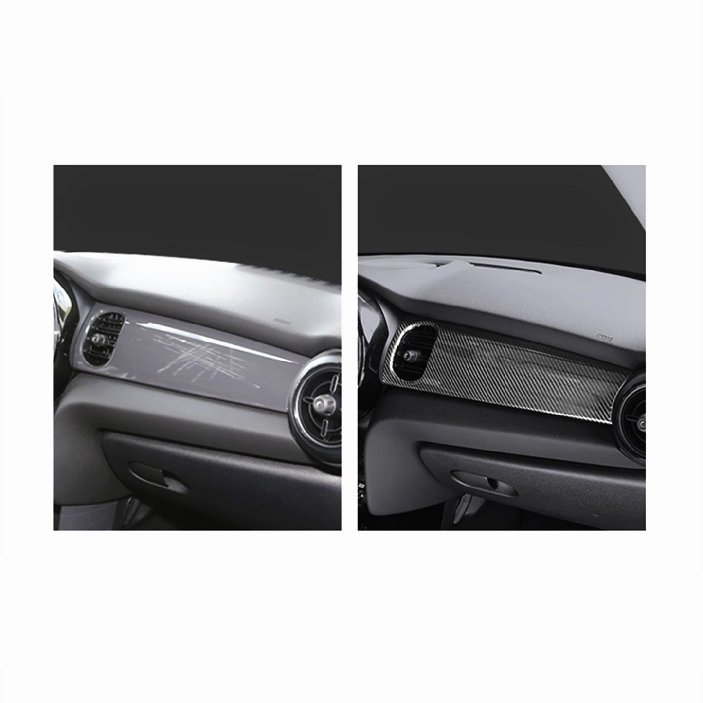 Carbon Fiber Instrument Panel Trim for Mini Cooper F55 F56 F57 (2019-2022)