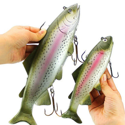 Premium Soft Fishing Bait 20-30cm for Attracting Large Fish