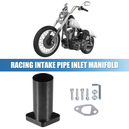 Universal Racing Intake Pipe for Mini Bike Go Kart - Black