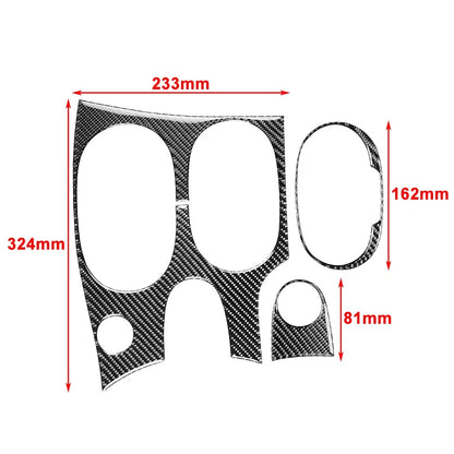 Carbon Fiber Gear Shift Panel Trim for Chevrolet Corvette C6 (2005-2013)