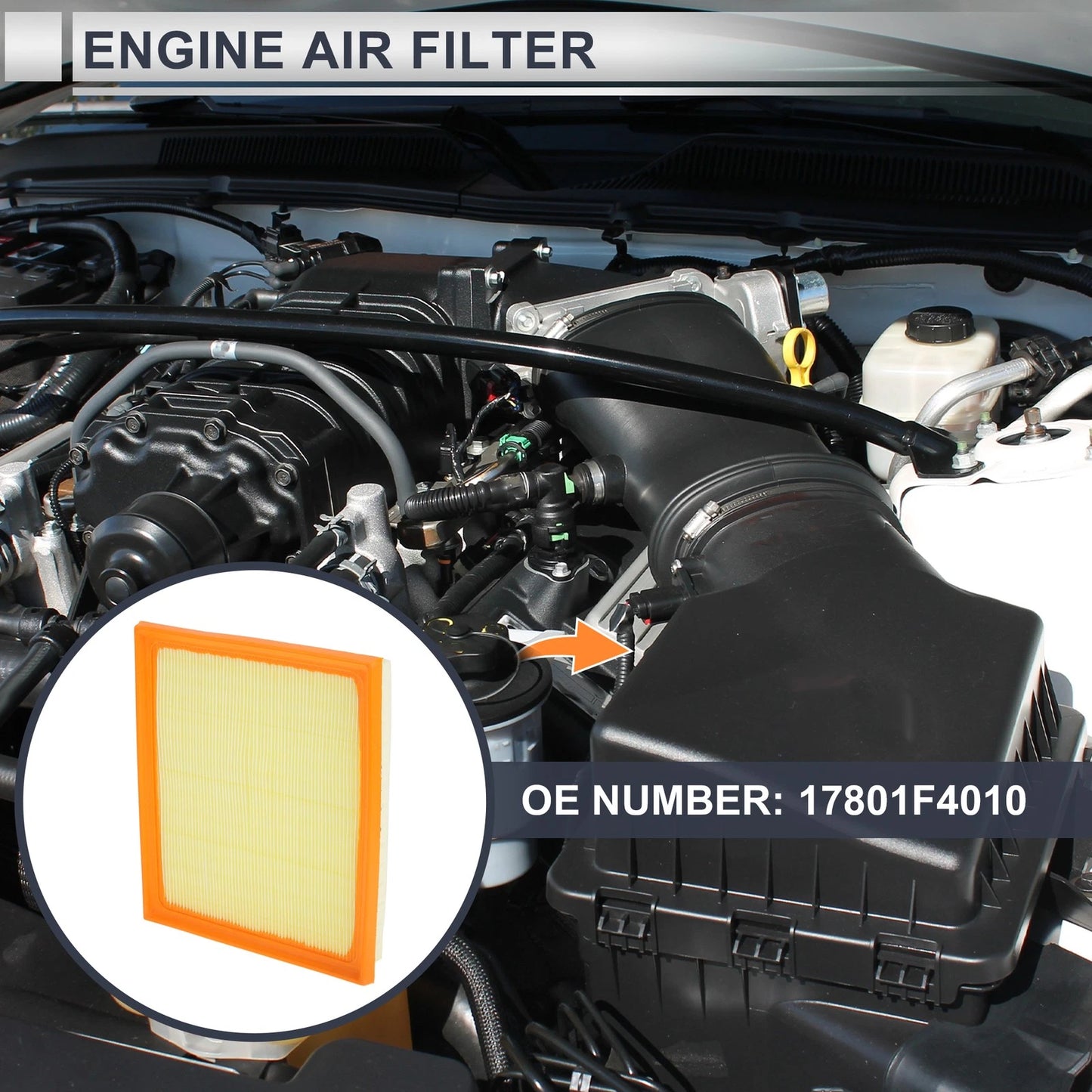 Car Engine Air Filter 2 x for Toyota Sequoia