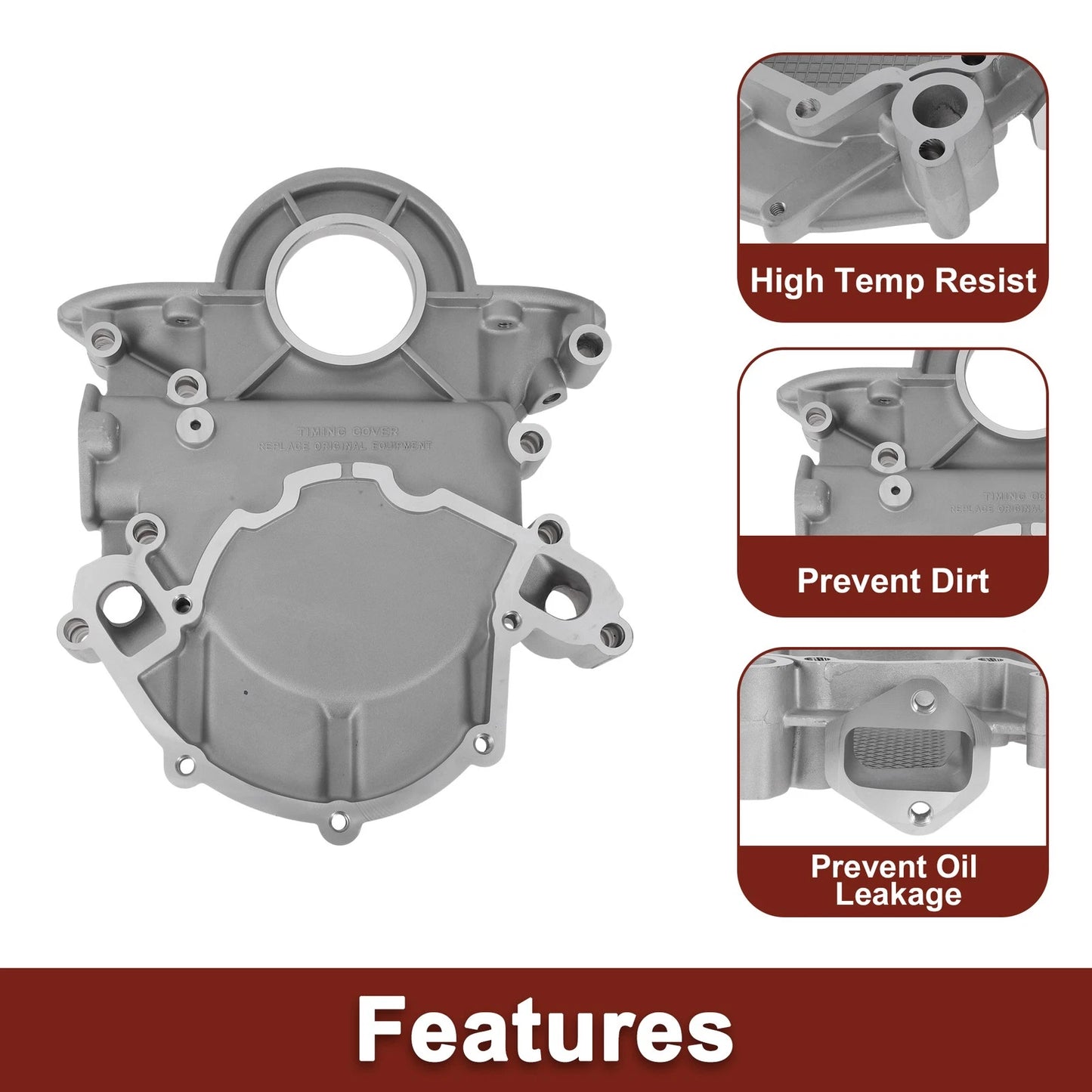 Timing Chain Cover for Ford Bronco F-100 F-250 F-350 E-150 (1966-1996)