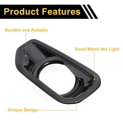Fog Light Grills for Jeep Wrangler JL Gladiator 2018-2024 (2 x)
