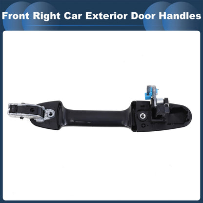 Front Right Exterior Door Handle for Honda Accord (2003-2007) Black