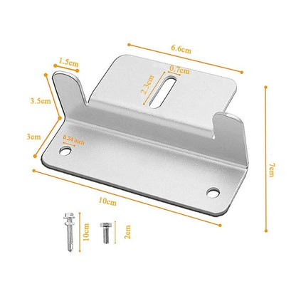 8PCS Aluminum Solar Panel Mounting Brackets for Boats/RVs/Cabins