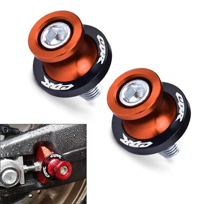 Motorcycle Swingarm Spools 8MM Slider Stand Screws Orange for Honda CBR