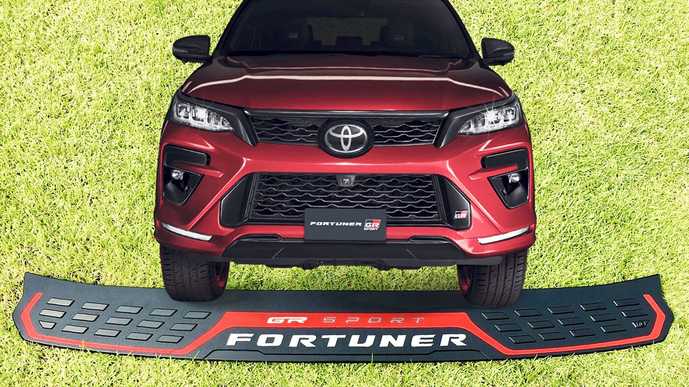 GR Sport Rear Bumper Step Door Scuff Plate Cover for Toyota Fortuner (2015-2022)