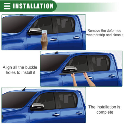 Front Door Window Weatherstrip for Toyota Hilux (2005-2014)