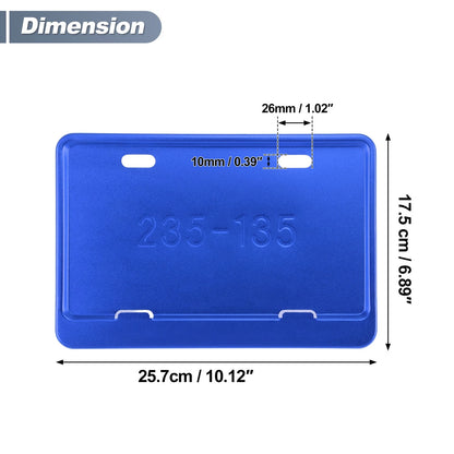 Motorcycle Registration Plate Holder Bracket 26x10 mm for Motorcycle
