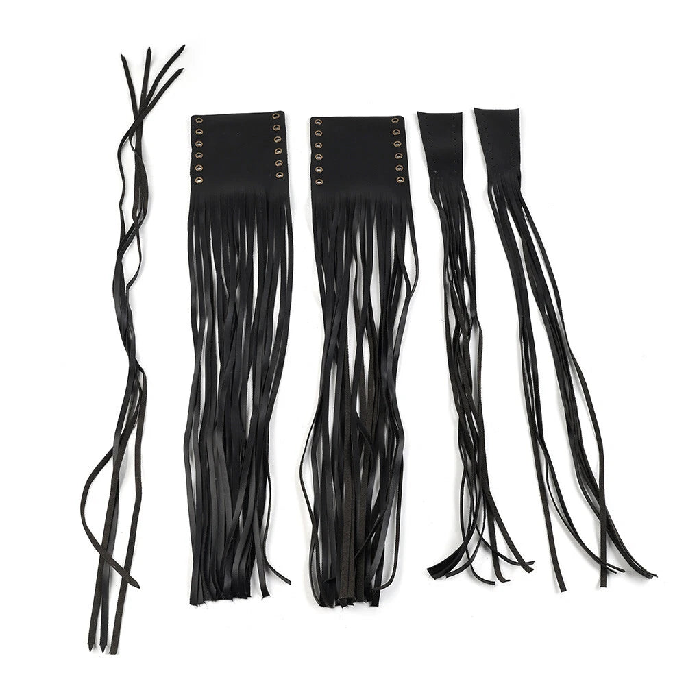 Universal Handlebar Grip Tassel & Clutch Lever Fringe Covers for Motorcycle