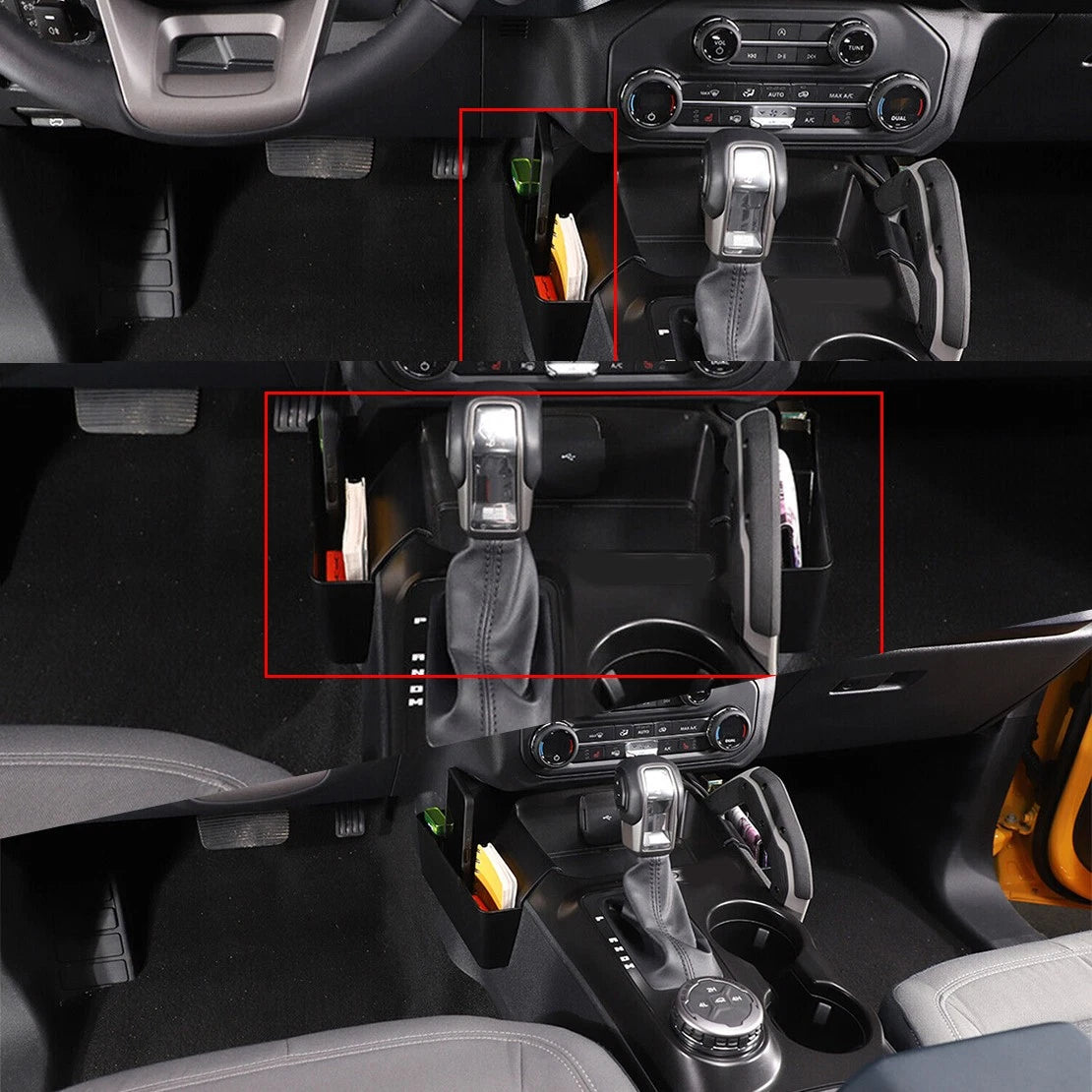 Black Storage Bag Organizer for Ford Bronco (2021-2023)