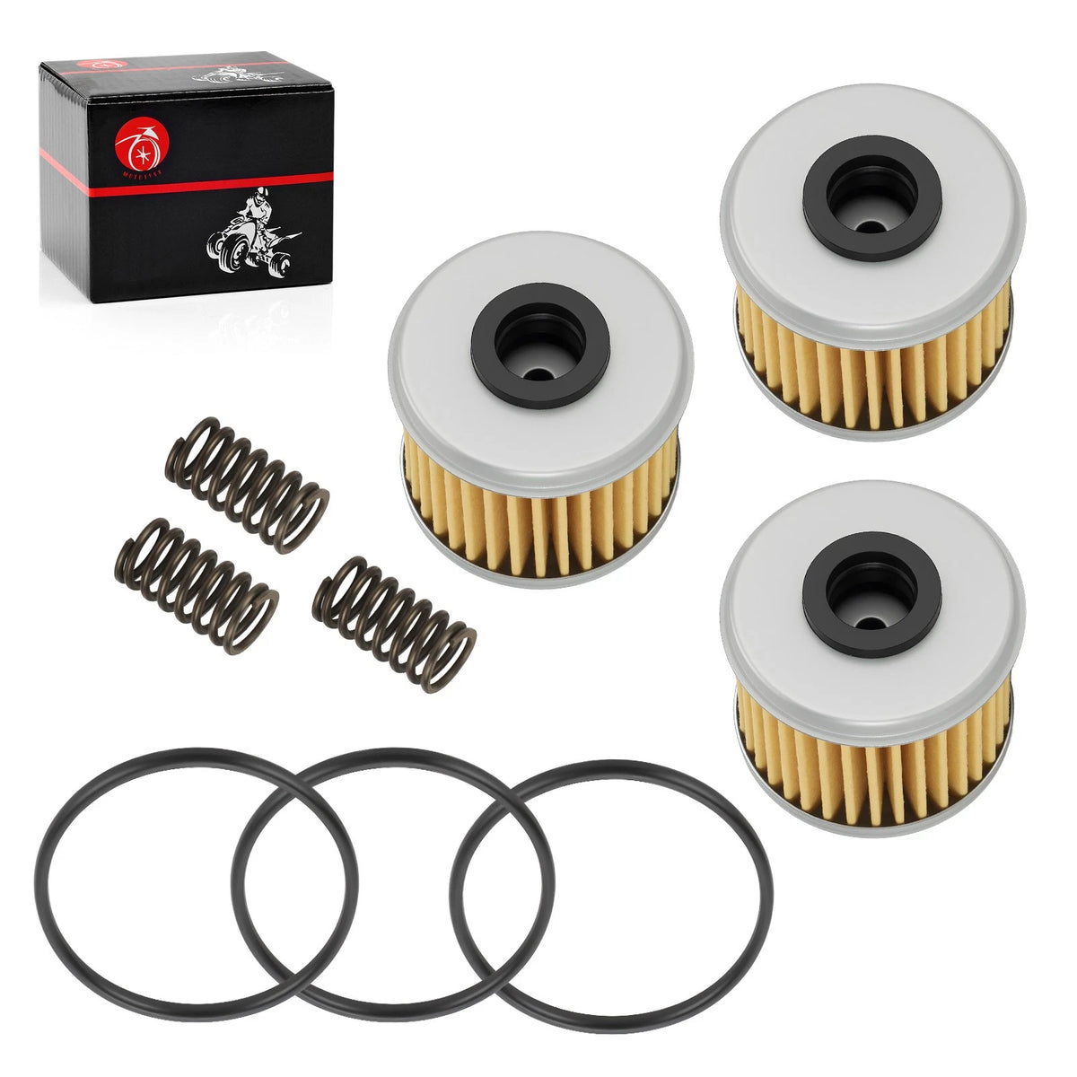 3 x Oil Filter & O-Ring Spring for Honda CRF250R CRF250RX (2004–2024)