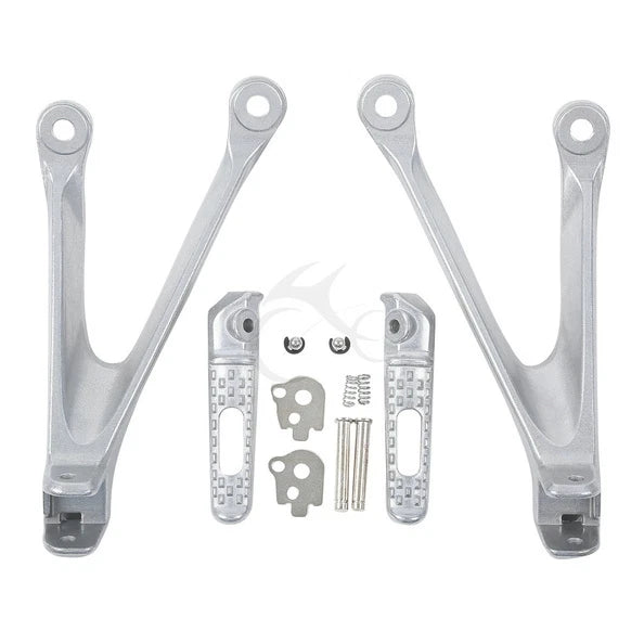 Rear Passenger Footrests Footpegs Peg Brackets for Honda CBR1000RR (2008-2016)