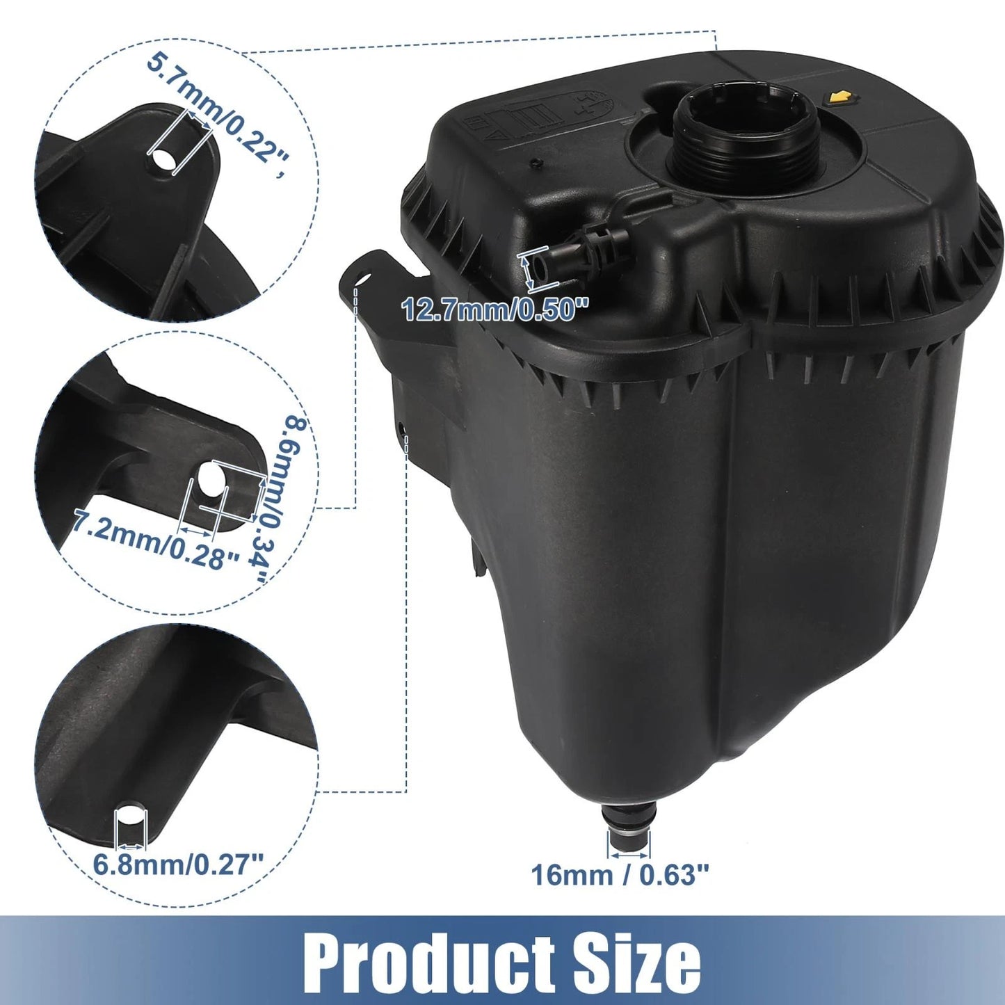 Coolant Radiator Reservoir Tank for BMW X6 2008-2016