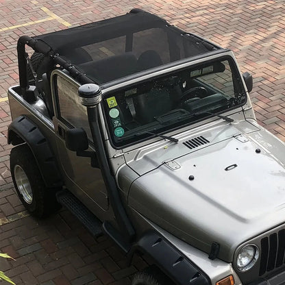 Black Mesh Sunshade Roof Cover for Jeep Wrangler TJ (1997-2006)