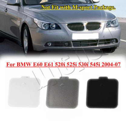 Front Bumper Tow Hook Eye Cover Cap for BMW E60 E61 (2004–2007)