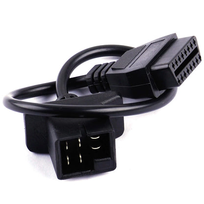 6 Pin to 16 Pin OBD2 Diagnostic Cable Adapter for Chrysler Jeep Dodge
