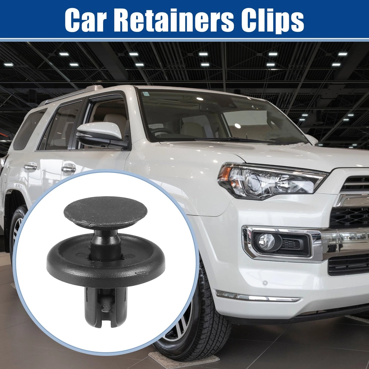 40 Pcs Front Fender Clips Rivets for Toyota