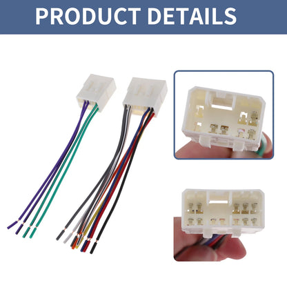 Car Stereo CD Player Wiring Harness for Mazda 323 (1990-1994)