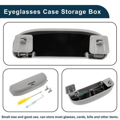 Sunglasses Case for BMW 1 Series F20 Eyeglasses Holder Storage Box Grey