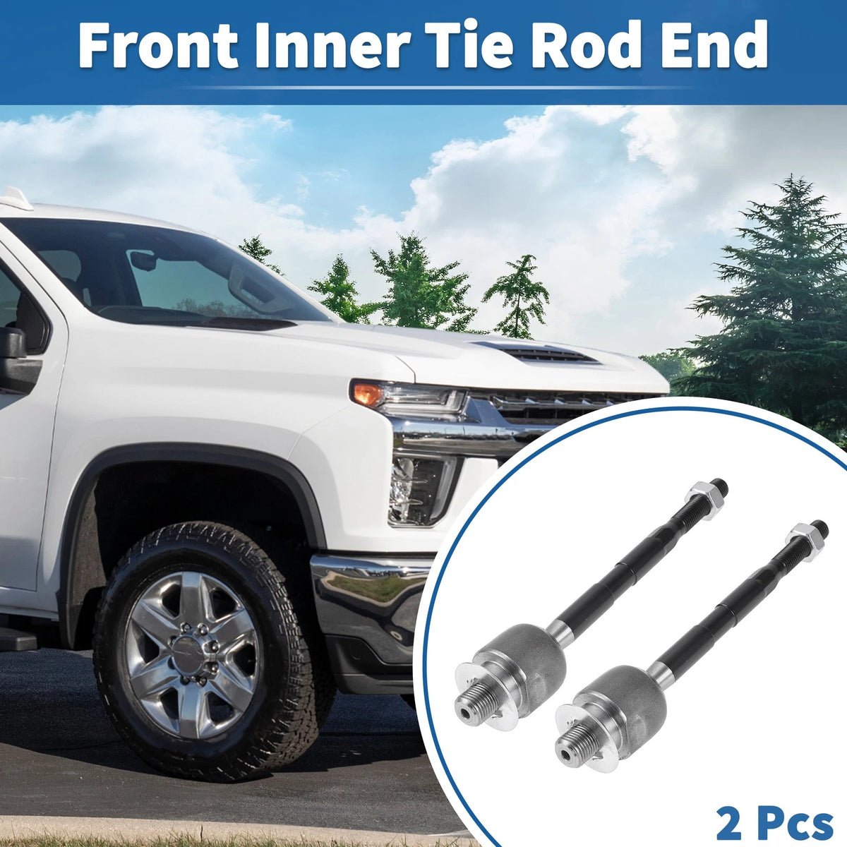 Front Inner Tie Rod Ends for Chevrolet Aveo, Pontiac G3, Suzuki (2004-2011)