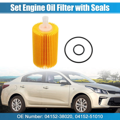 Engine Oil Filter Set for Toyota Sequoia (2001-2023)