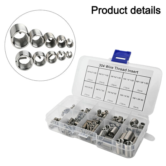 150-Piece Stainless Steel Insert for M3 M8